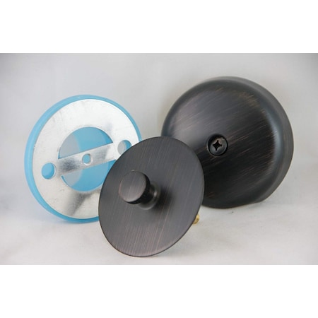 Bluevue Overflow Gasket Kit with Oversized Drain Stopper, Oil Rubbed Bronze BVT-3OFS-KY-ORB